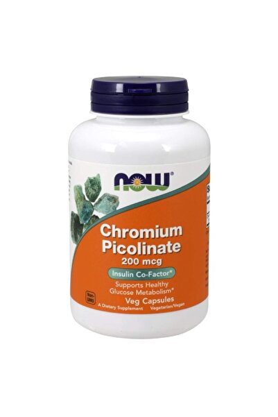 Now كبسولات بيكولينات الكروم 200 ميكروغرام، 100 كبسولة