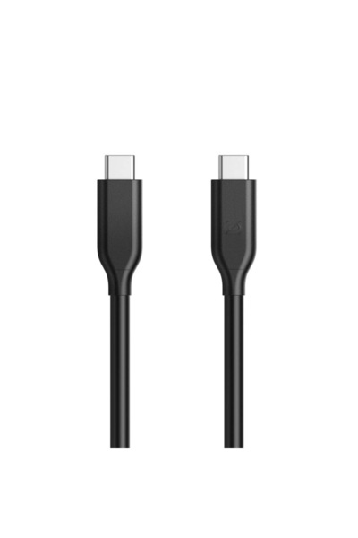 Generic كيبل تايب سي تايب سي اسود شحن سريع 2متر