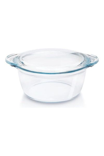 Borosil Deep Round Casserole Clear 1.75Liters
