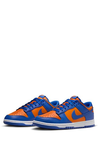 Nike Men's Dunk Low Sneaker, Bright Ceramic Team Royal University Red