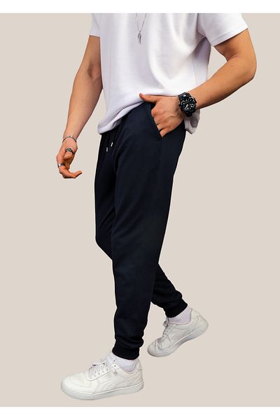 EydaMoon Ανδρικό φούτερ Jogger Ribbed Leg