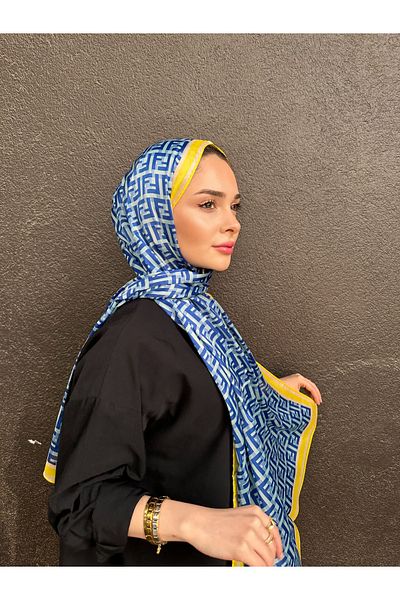 Webinay Home F Pattern Voile Silk Shawl Νέας σεζόν Premium Ποιότητα