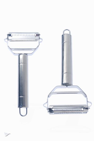 rubihome Multifunctional Julienne Peeler Multipurpose Fruit and Vegetable Peeler Stainless Steel