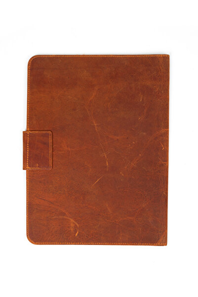 deridense Pentru M2 13-14th Macbook Pro-air Organizator din piele nebună de calitate netedă încurbat înapoi