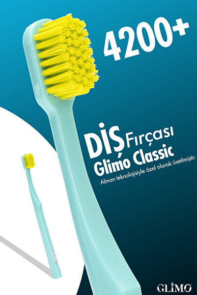 Glimo Classic 4200 Diş Fırçası, Hassas Diş Eti Dostu, Ultra Yumuşak Kıl, Diş ...