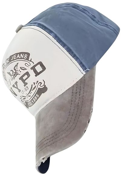 Mood Agenda Unisex Cotton Nypd Distressed Cap Hat