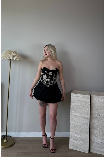 Kikiriki Bağlama detaylı korseli büstiyer