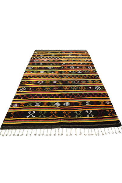Kilim Antik El Dokuması Yün Konya Karapınar Yörük Kilimi 0138 - Yeni - Çok Re...