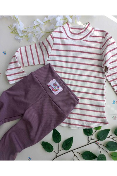 Beni Giy Kız Çocuk Taytlı Takım  Sweat -Tayt Takım Çocuk Alt Üst Takım