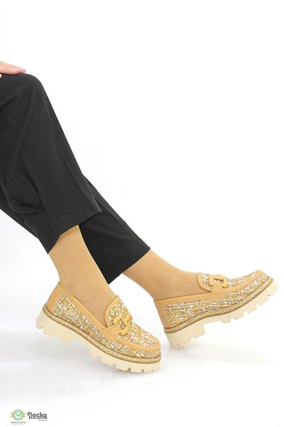 Mammamia Women's Daily Genuine Leather Orthopedic Loafer Shoes M26Ya3770