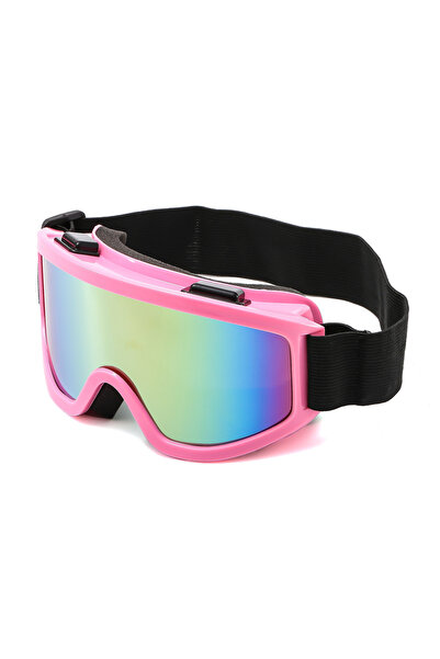 Choice 12 نظارات تزلج بإطار كبير مع عدسة ملونة مضادة للتصادم ومضادة للتوهج لل...