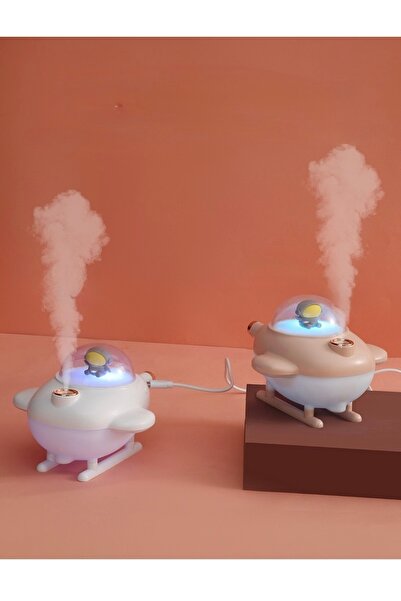 cephanegsm Helikopter Figürlü Hava Nemlendirici Humidifier 230 ml Buhar Makin...