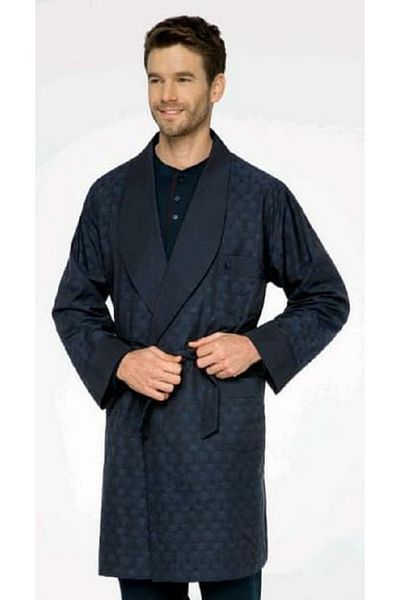 Pijalüx Pijamale bărbați cu textura satinată jacquard single ROBDRAMBR 31091