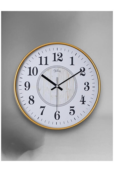 Genel Markalar D-218-a-2 Eskitme Kadran 30 Cm Sessiz Akar Duvar Saati Gold Ro...