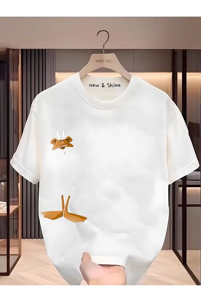 New Shine Μπλουζάκι DONALD DUCK με στάμπα Oversize