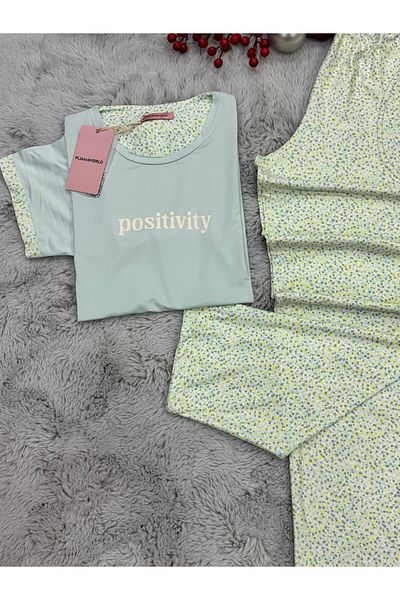 pijamaworld Short Sleeve under Arm Long Pocket Pajama Set