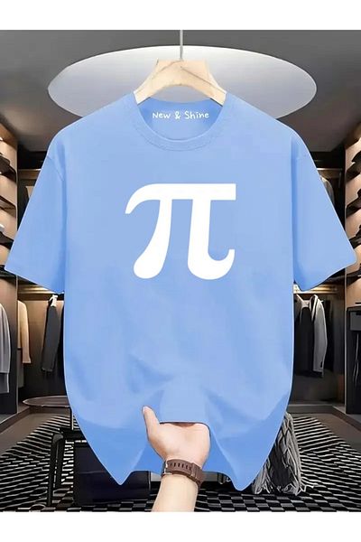 New Shine 1 tricou cadou pentru achiziții de 6 și mai sus în coș - Tricou oversize cu numărul Pi imprimat