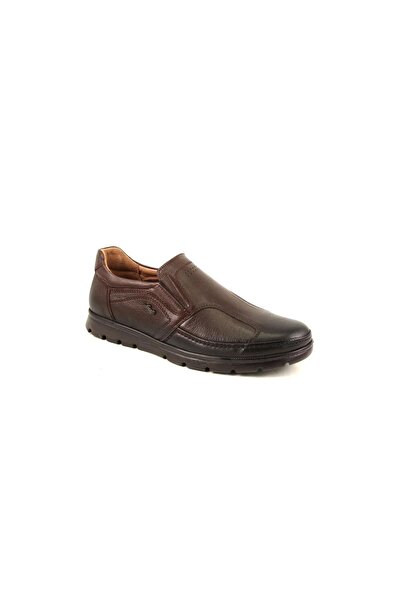 Forelli 32606 Genuine Leather Men's Comfort Shoes Brown