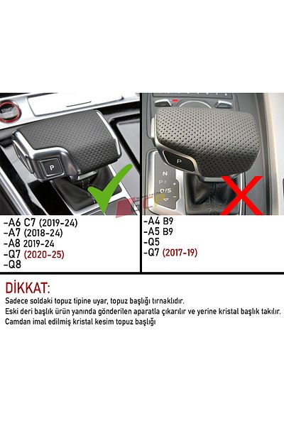 GCP German Car Parts Audi Crystal Joystick Gear Shift Head A6-A7-A8-Q7-Q8