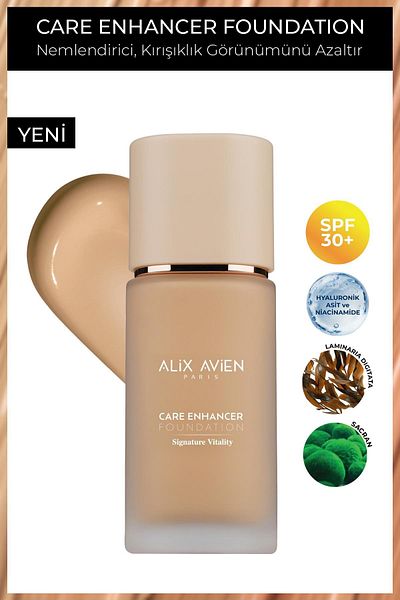Alix Avien Anti-Wrinkle Moisturizing Spf30 Bright Finish Foundation - Care Enhancer 810 Desert Sand