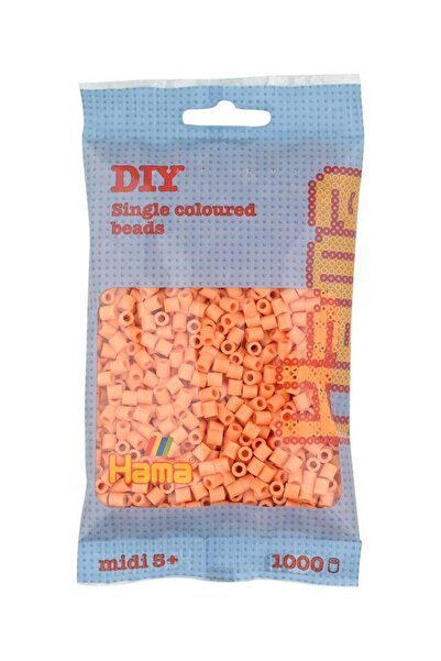 Hama Mărgele Midi 1000 buc - Culoare caise / Portocaliu caise