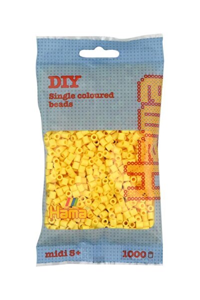 Hama Mărgele Midi 1.000 bucăți - Galben deschis