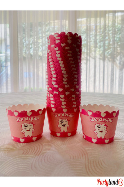My First Tooth Pink Cupcake And Muffin Baking Bowl