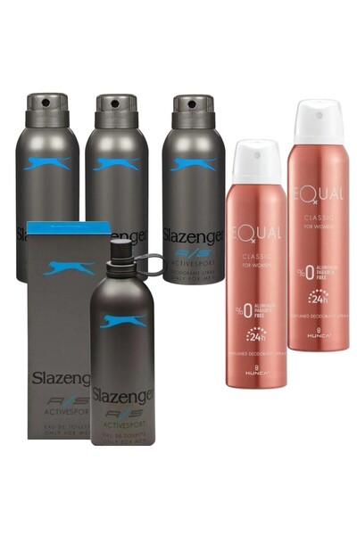 Slazenger Activesport Mavi Erkek Parfüm Edt 125 ml + Deodorant 150 ml 3 Adet ...