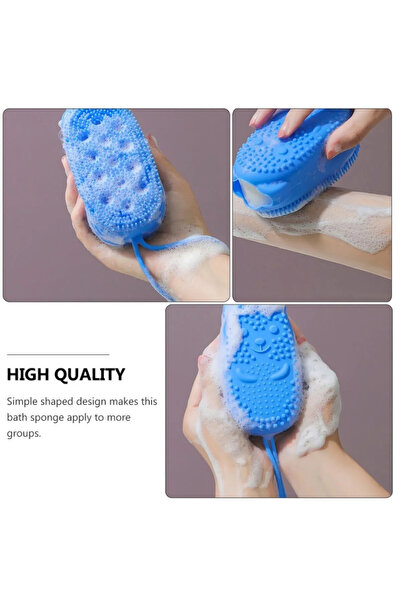 Vitastyle مقشر حمام سيليكون أزرق