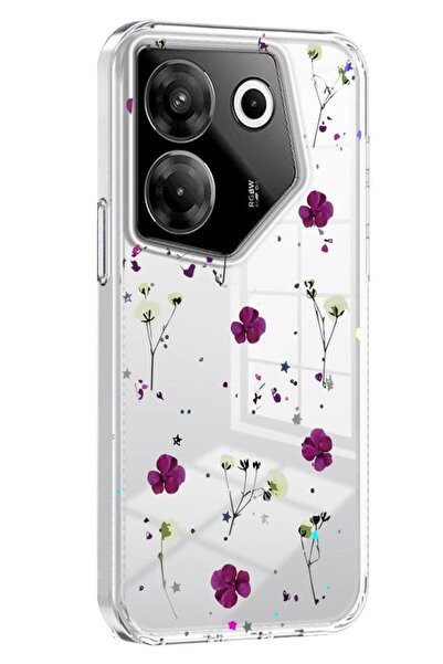 3GEN CASE Tecno Camon 20 Pro 5g Compatible Patterned Transparent Silicone Case