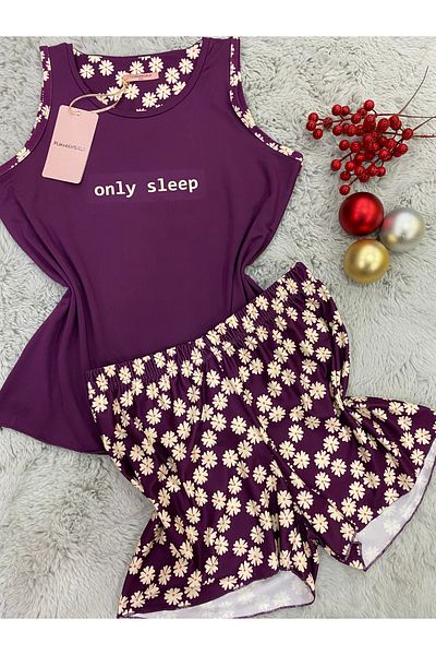 pijamaworld Thick Strap Shorts Pajama Set