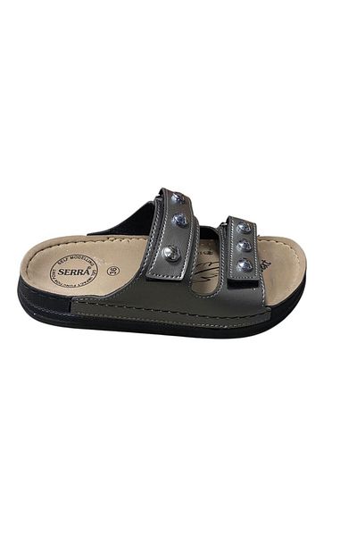 Serra Slippers Flat Sole Double Banded