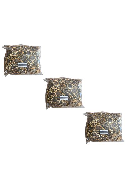 Anamour Natural 1kg Dried Peel Lemon, Orange and Dried Fruit Crisp (3 Pieces)