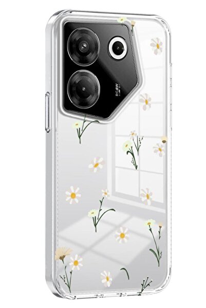 3GEN CASE Tecno Camon 20 Pro 5g Compatible Patterned Transparent Silicone Case