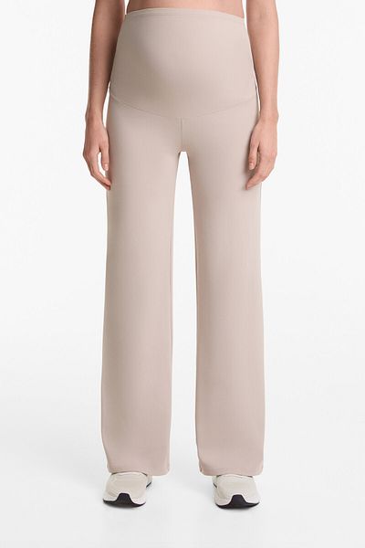Oysho Maternity Comfortlux straight-leg trousers