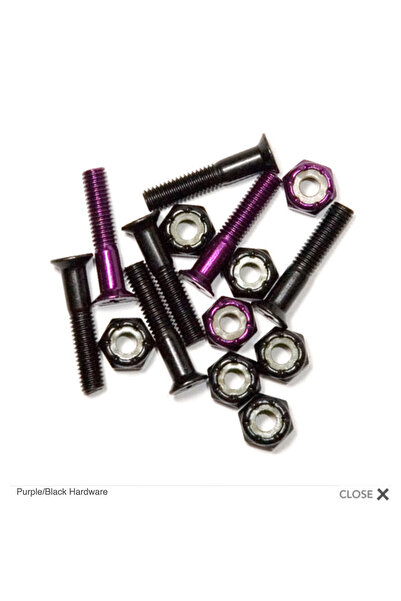 Steadfast أدوات فيليبس ملونة مقاس 1 بوصة [6 أسود / 2 أرجواني]