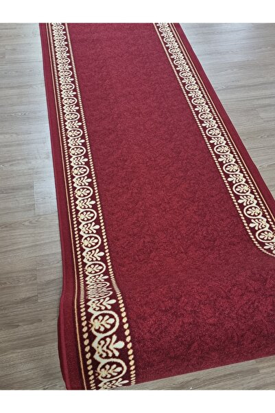 Dinarsu Protokol Yolluk 150 (cm) Varaklı Bordo Kesme Yolluk