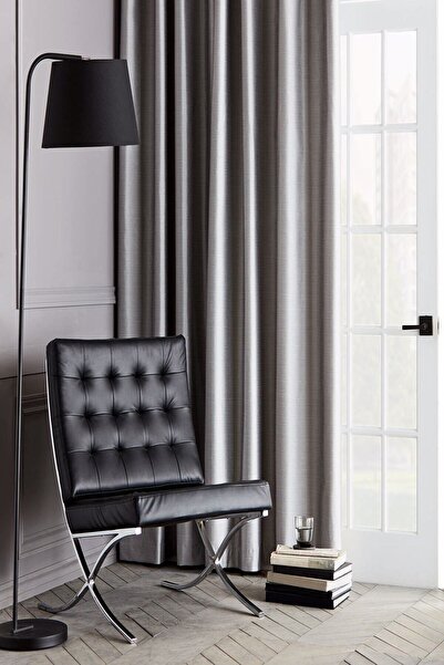 DECO Koyu Taş Blackout Karartma Fon Perde Güneşlik Pilesiz Extraforlu Düz Dikim