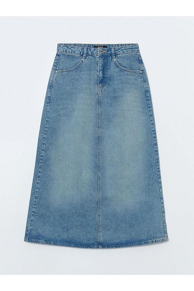 LC Waikiki Fusta de jeans XSIDE cu potrivire standard