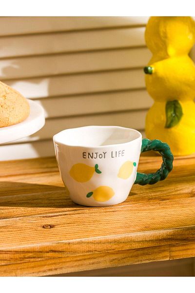 LC Waikiki Lcw Home Lemon Printed Ceramic Mug 270 ml