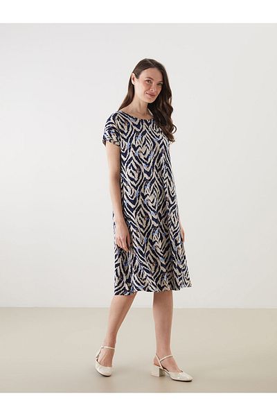 LC Waikiki Lcw Grace Crew Neck Floral Women's Dress