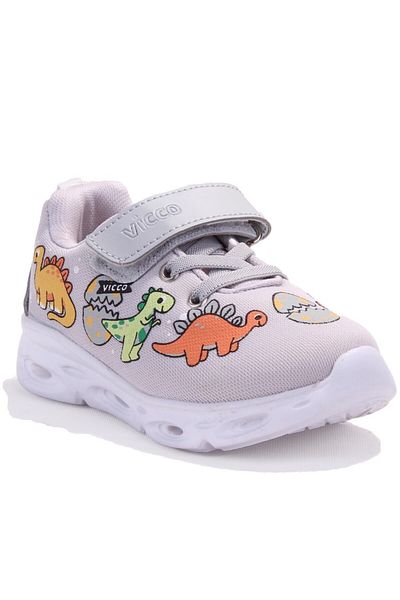 Vicco Dino 346P25Y171 Gray Orthopedic Daily Boy's Sports Shoes