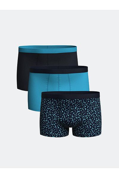 LC Waikiki Standard Mold Cotton Flexible Men's Boxers 3-Piece
