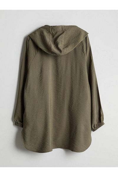 LC Waikiki Lcwaikiki Classic Hooded Oversize Women's Jacket
