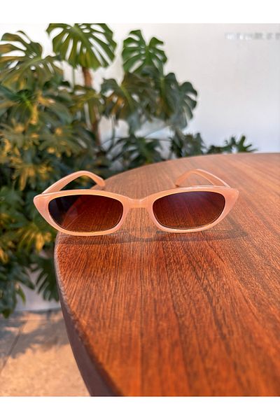 funeyes Aventino Slanted Cat Eye Tiny Slanted Trend Small Size Sunglasses