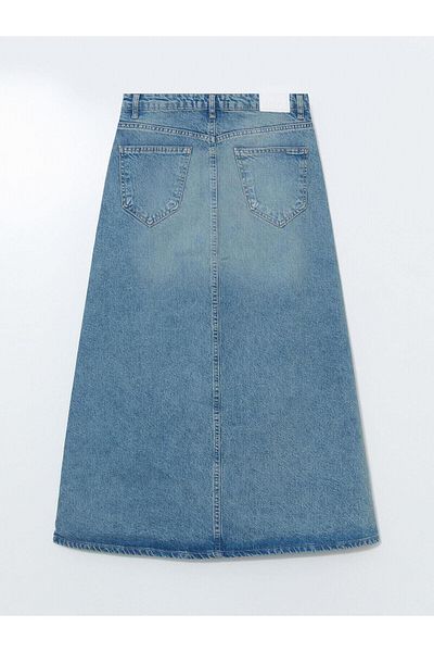 LC Waikiki Fusta de jeans XSIDE cu potrivire standard