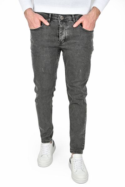 DeepSEA Blugi din lycra pentru bărbați, antracit, sezon nou, slim fit, blugi 2505157