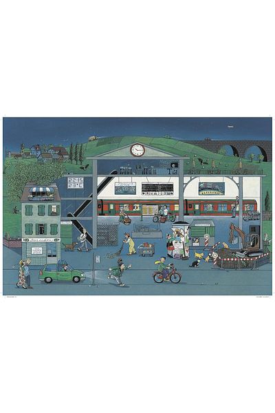 Bloomsbury All Around Bustletown: Nighttime (Board Book)