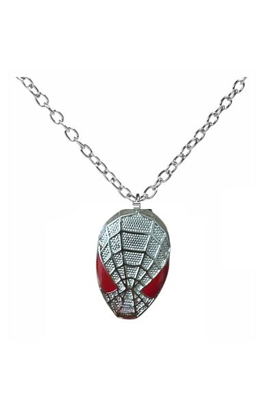 Herşey Nota Spiderman Necklace with Red Eye Detail