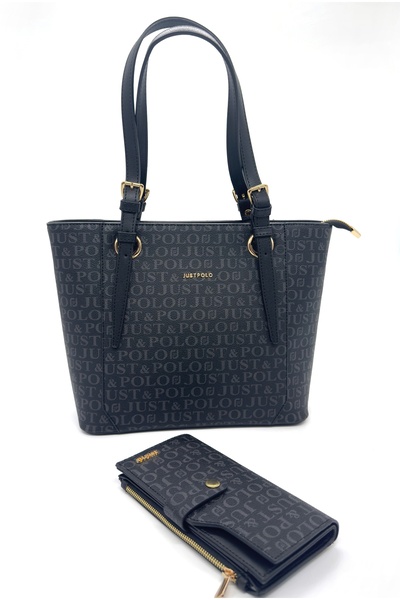 Just Polo JP Women's Hand and Shoulder Bag Bag Wallet Combination Justpolo Si...